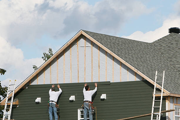 Professional Wood Siding technician working in Northford, CT
